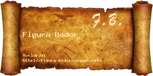 Figura Bodor névjegykártya